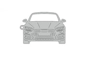 Car Keychain for Audi A5 II (type FRONT) Keychains opdesign