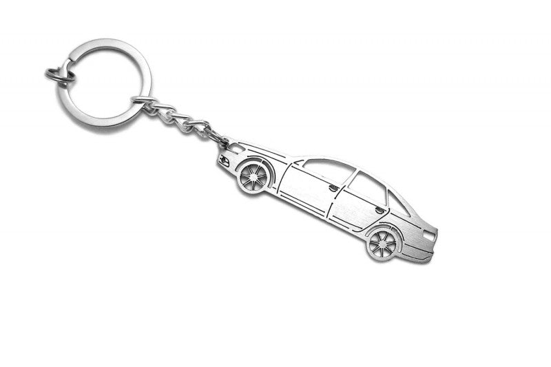 Car Keychain for Audi A6 C6 4D (type STEEL) - decoinfabric