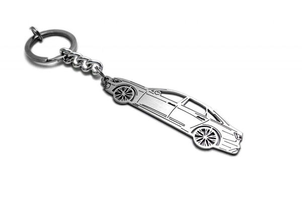 Car Keychain for Audi A6 C8 4D (type STEEL) - decoinfabric