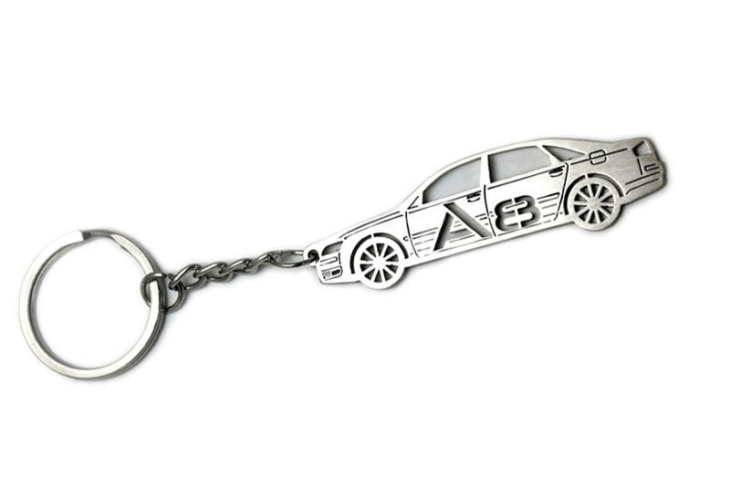 Car Keychain for Audi A8 D3 (type STEEL) - decoinfabric