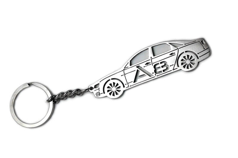 Car Keychain for Audi A8 D4 (type STEEL) - decoinfabric