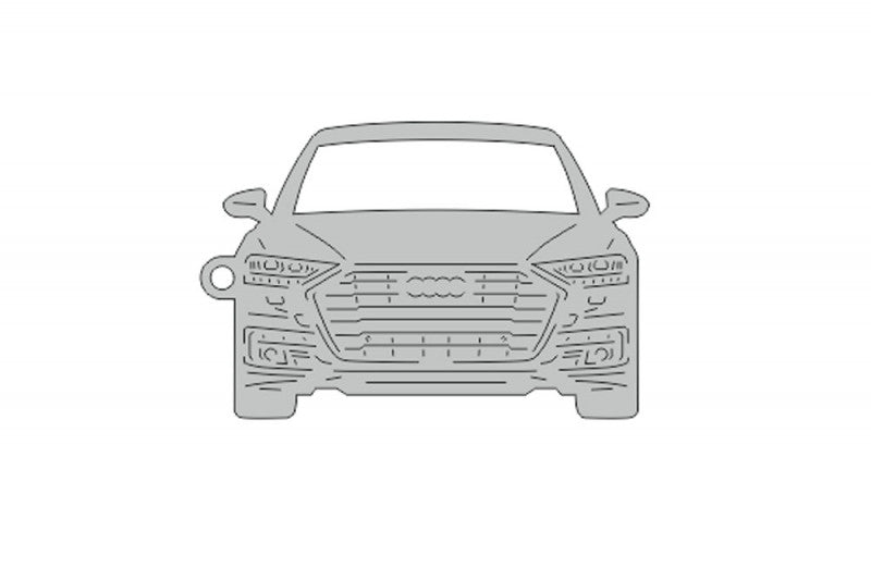 Car Keychain for Audi A8 D5 (type FRONT) Keychains opdesign