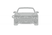 Car Keychain for Audi A8 D5 (type FRONT) Keychains opdesign