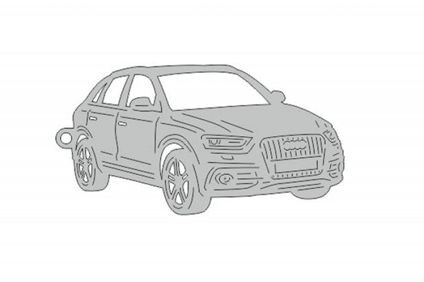 Car Keychain for Audi Q3 I (type 3D) - decoinfabric