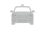 Car Keychain for Audi Q5 II (type FRONT) Keychains opdesign