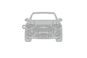 Car Keychain for Audi Q7 II 2020+ (type FRONT) Keychains opdesign