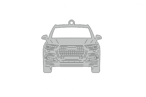 Car Keychain for Audi Q7 II (type FRONT) - decoinfabric