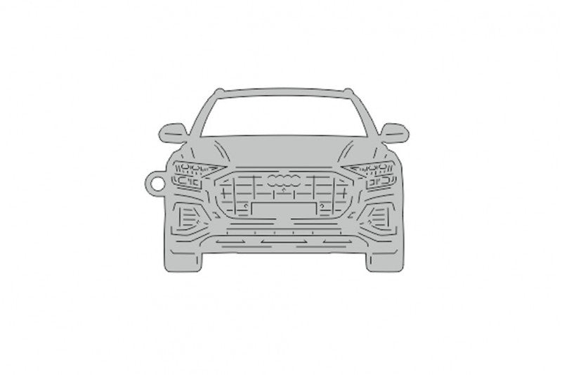 Car Keychain for Audi Q8 (type FRONT) Keychains opdesign