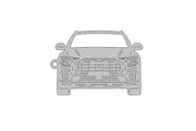 Car Keychain for Audi Q8 (type FRONT) Keychains opdesign