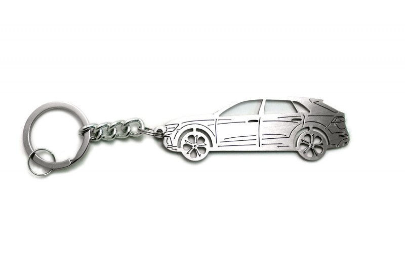 Car Keychain for Audi Q8 (type STEEL) – decoinfabric