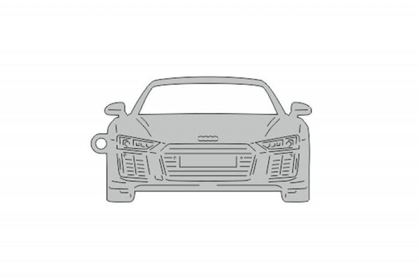 Car Keychain for Audi R8 II (type FRONT) - decoinfabric