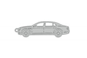 Car Keychain for Bentley Continental Flying Spur II (type STEEL) Keychains opdesign