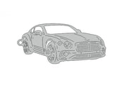 Car Keychain for Bentley Continental GT III (type 3D) Keychains opdesign