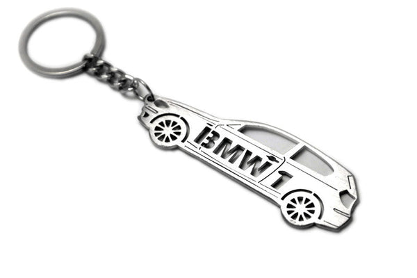Car Keychain for BMW 1 E81 3D(type STEEL) - decoinfabric