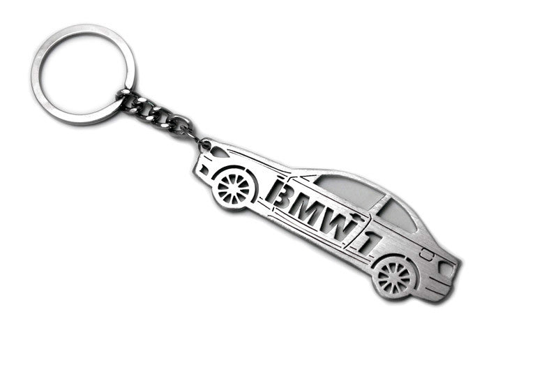 Car Keychain for BMW 1 E82 Coupe (type STEEL) - decoinfabric
