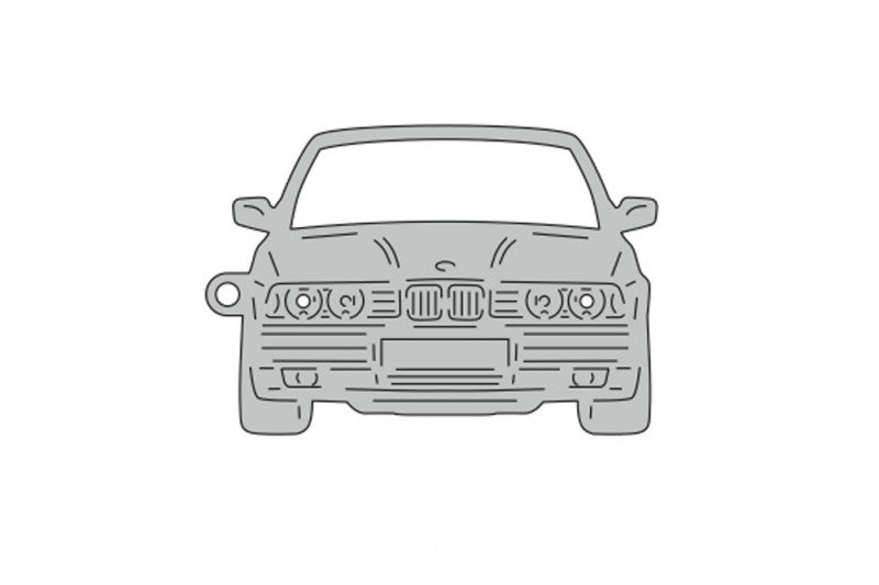 Car Keychain for BMW 5 E34 (type FRONT) Keychains opdesign