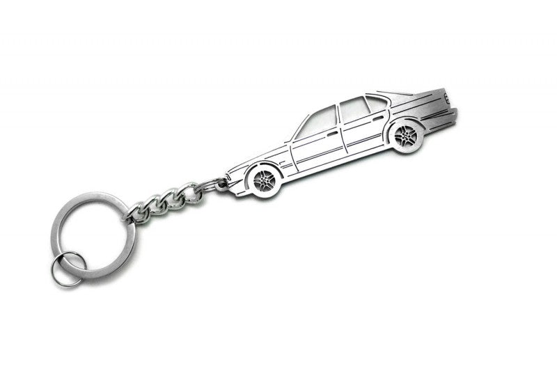 Car Keychain for BMW 5 E34 (type STEEL) - decoinfabric