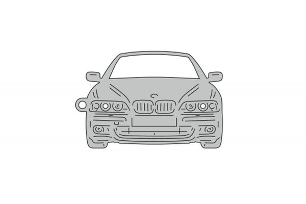 Car Keychain for BMW 5 E39 (type FRONT) - decoinfabric