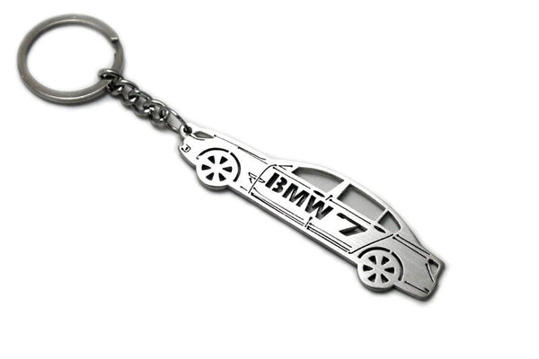 Car Keychain for BMW 7 F01/02 (type STEEL) - decoinfabric