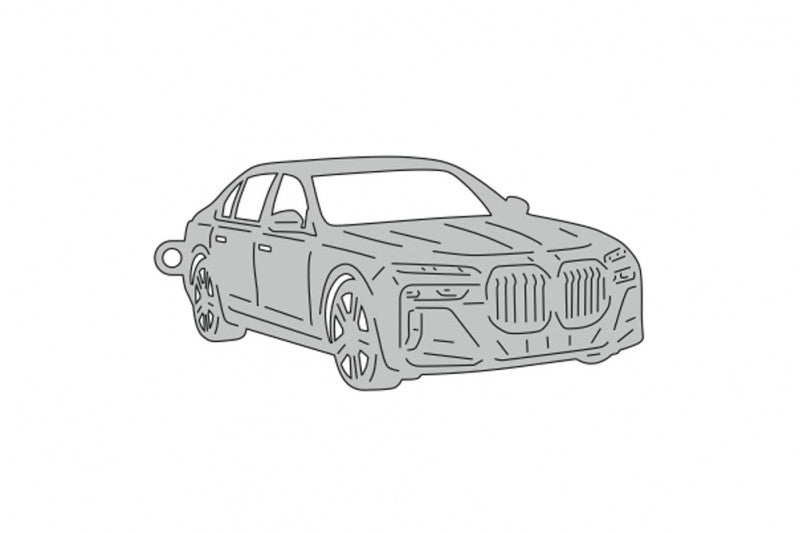 Car Keychain for BMW 7 G70 (type 3D) Keychains opdesign