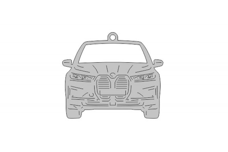 Car Keychain for BMW iX (type FRONT) Keychains opdesign