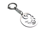 Car Keychain for BMW Logo Skull (type STEEL) Keychains opdesign