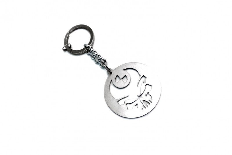 Car Keychain for BMW Logo Skull (type STEEL) - decoinfabric