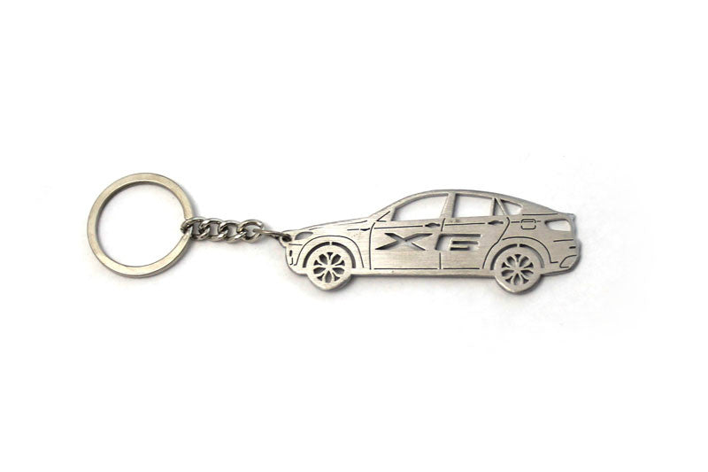 Car Keychain for BMW X6 E71 (type STEEL) - decoinfabric