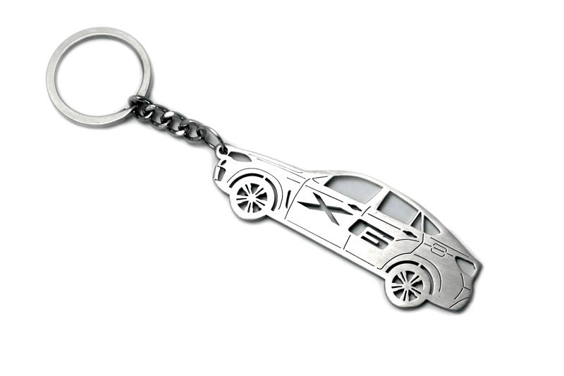 Car Keychain for BMW X6 F16 (type STEEL) - decoinfabric