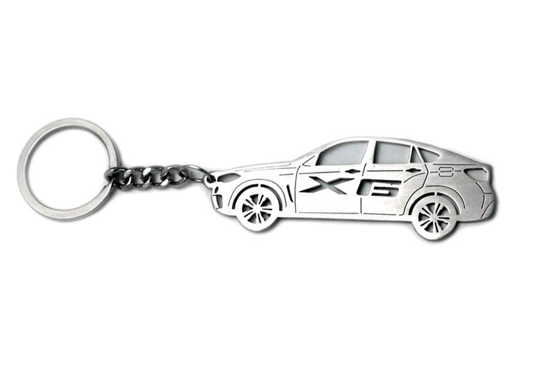 Car Keychain for BMW X6 F16 (type STEEL) - decoinfabric