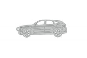 Car Keychain for BMW XM (type STEEL) Keychains opdesign
