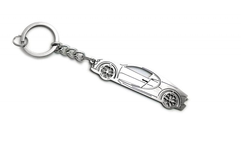 Car Keychain for Bugatti Chiron (type STEEL) - decoinfabric