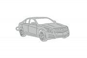 Car Keychain for Cadillac ATS (type 3D) Keychains opdesign