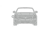 Car Keychain for Cadillac ATS (type FRONT) Keychains opdesign