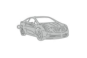 Car Keychain for Cadillac ELR 2013-2016 (type 3D) Keychains opdesign