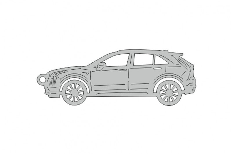 Car Keychain for Cadillac XT4 (type STEEL) Keychains opdesign