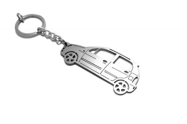 Car Keychain for Chery QQ (type STEEL) - decoinfabric