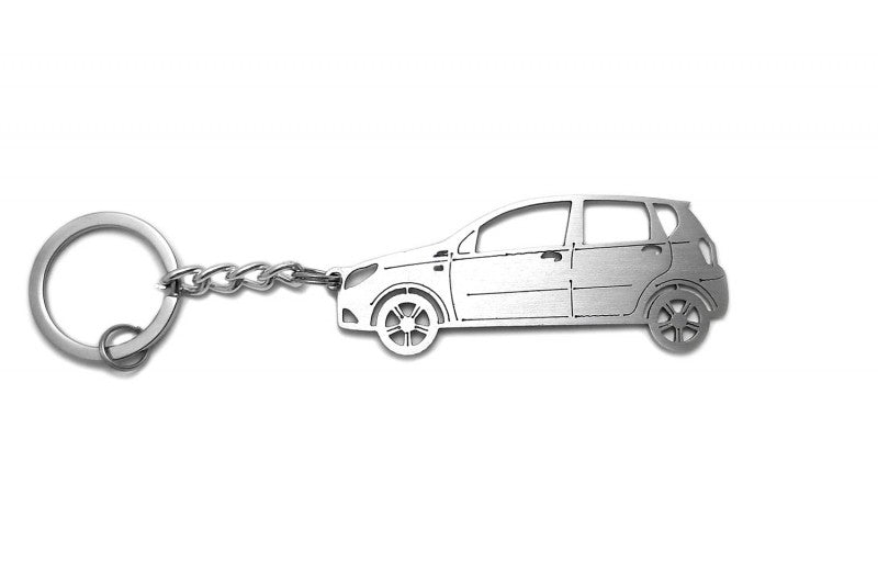 Car Keychain for Chevrolet Aveo I 5D (type STEEL) Keychains opdesign