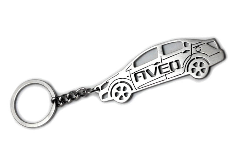 Car Keychain for Chevrolet Aveo II 4D (type STEEL) - decoinfabric