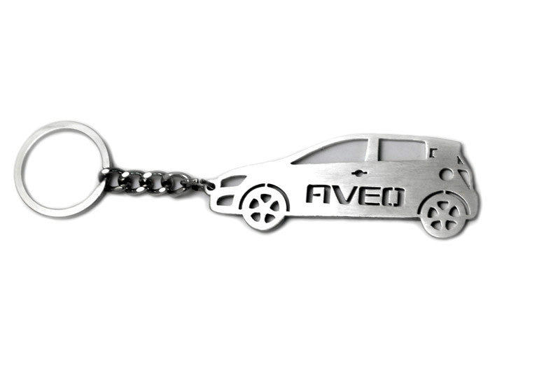 Car Keychain for Chevrolet Aveo II 5D (type STEEL) Keychains opdesign