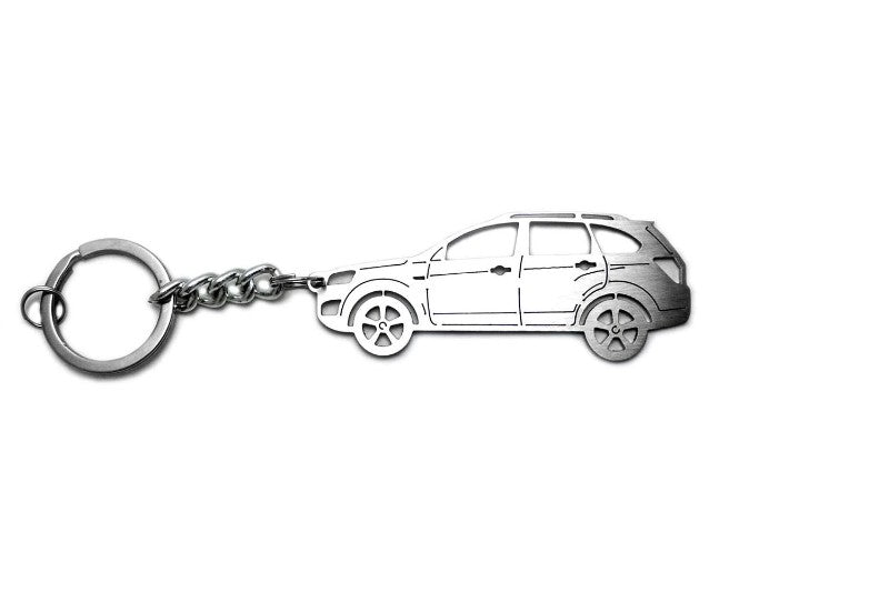 Car Keychain for Chevrolet Captiva II (type STEEL) - decoinfabric