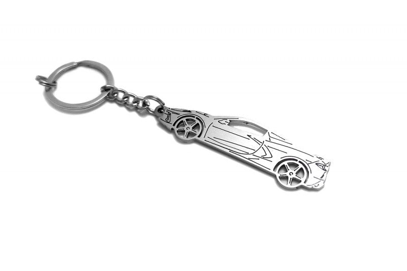 Car Keychain for Chevrolet Corvette VIII (type STEEL) - decoinfabric