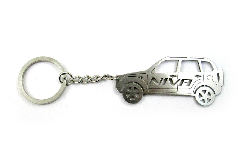 Car Keychain for Chevrolet Niva (type STEEL) Keychains opdesign