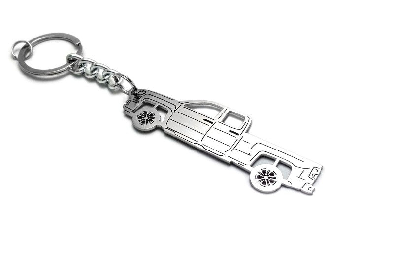 Car Keychain for Chevrolet Silverado III (type STEEL) - decoinfabric