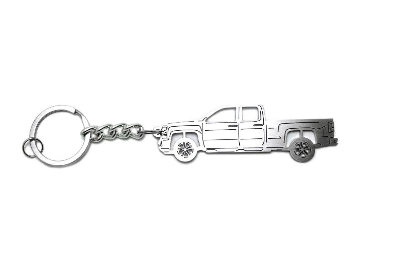 Car Keychain for Chevrolet Silverado III (type STEEL) Keychains opdesign