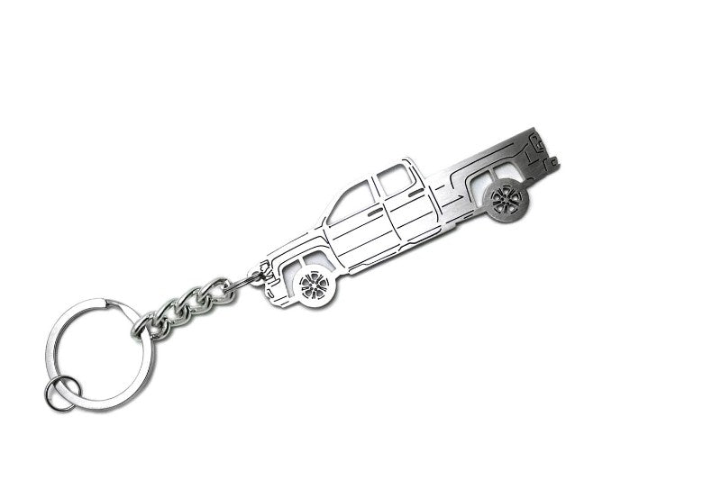 Car Keychain for Chevrolet Silverado III (type STEEL) Keychains opdesign