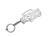 Car Keychain for Chevrolet Silverado IV (type 3D) Keychains opdesign
