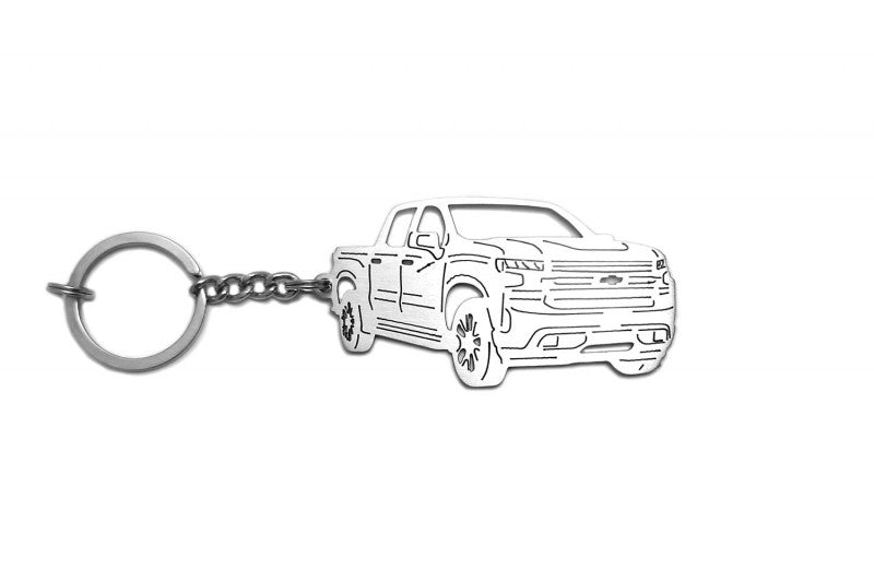 Car Keychain for Chevrolet Silverado IV (type 3D) Keychains opdesign