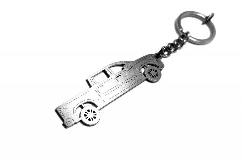 Car Keychain for Chevrolet Silverado IV (type STEEL) - decoinfabric
