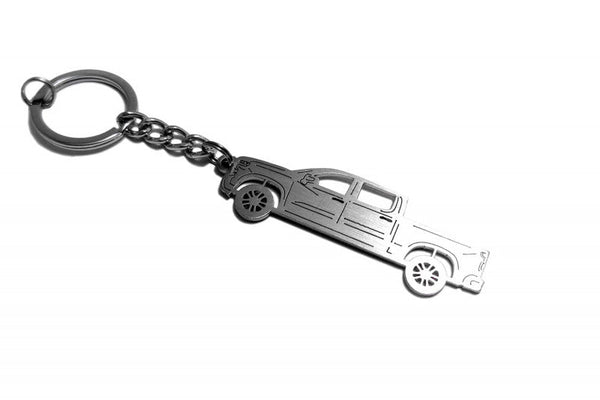 Car Keychain for Chevrolet Silverado IV (type STEEL)